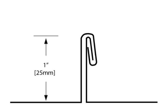 1 Inch Double-Fold Standing Seam